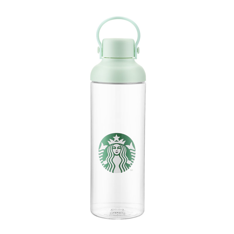 星巴克（Starbucks）薄荷绿系列清新绿色塑料杯咖啡直饮水杯